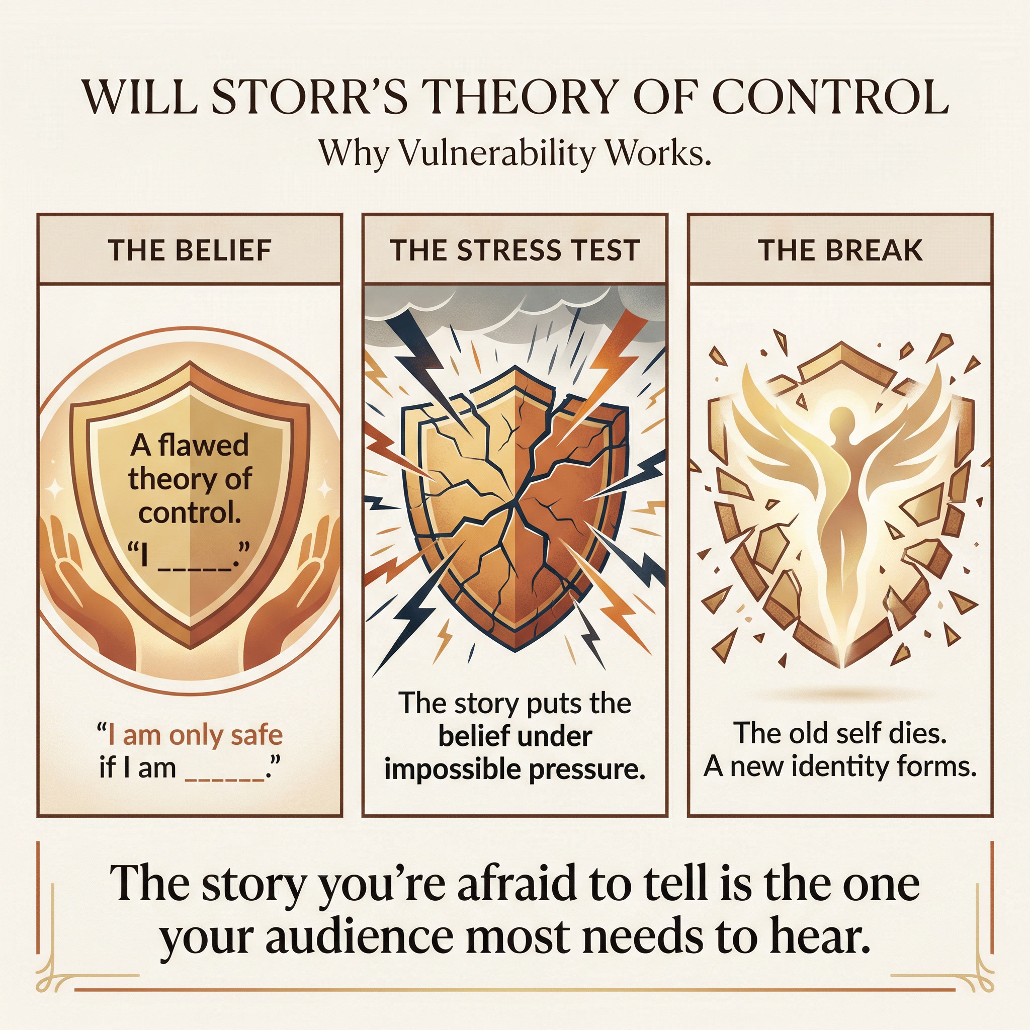 Will Storr theory of control framework infographic