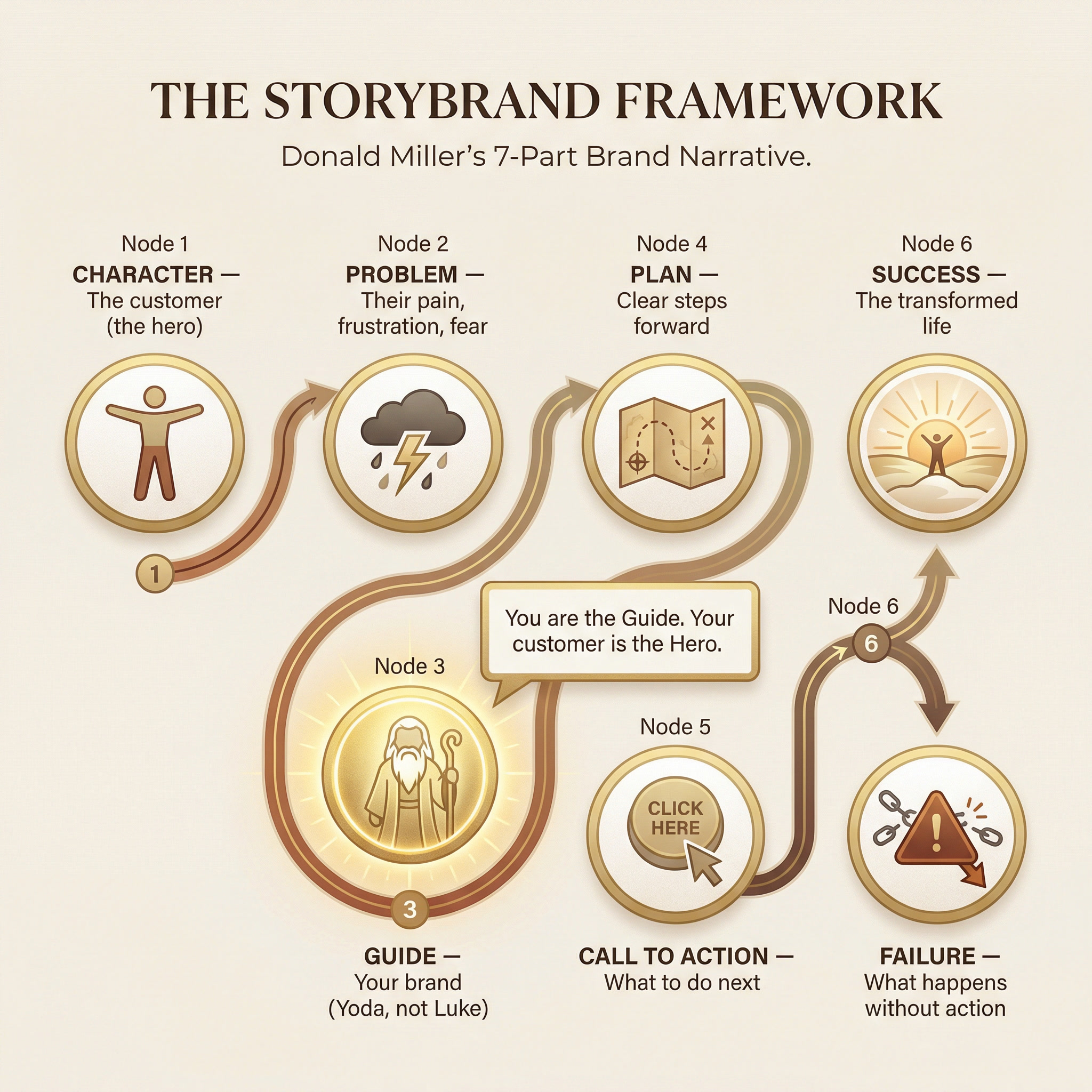 StoryBrand framework infographic