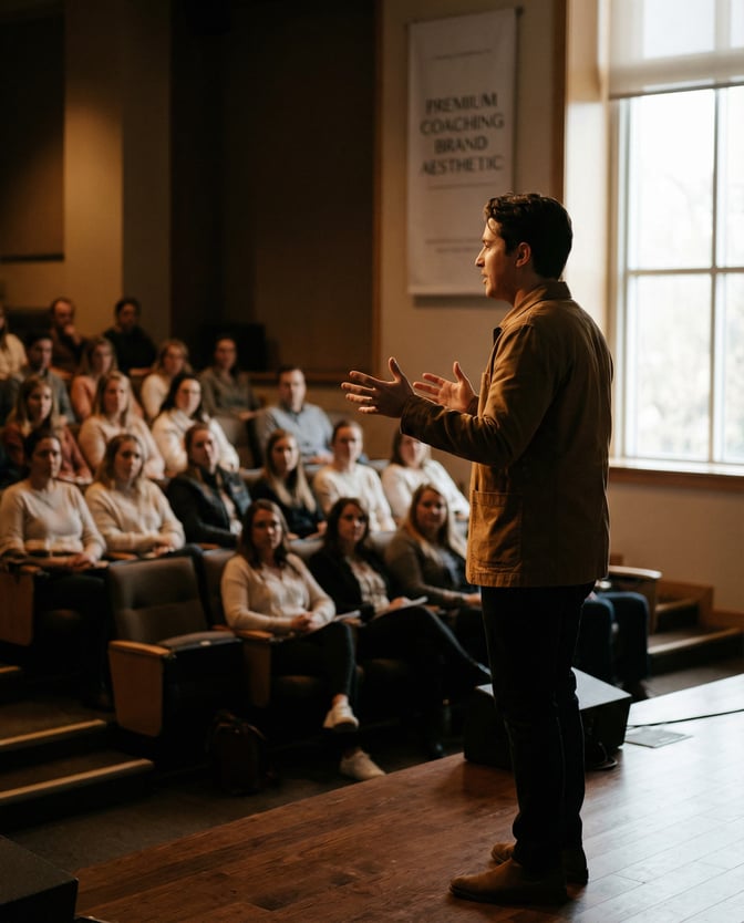 gemini-image-2_Speaker_on_stage_mid-gesture_hands_open_audience_visible_in_soft_focus_in_a_warm-0